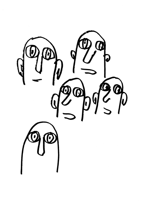 Five faces